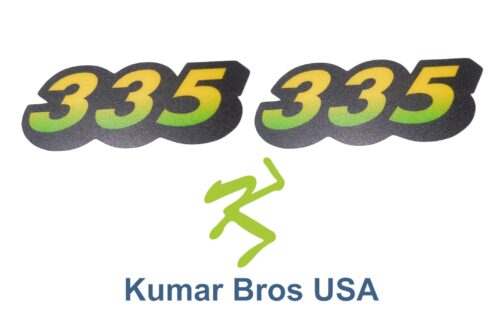 John Deere Lower Hood Set of 2 Decals 335 Replaces M134882