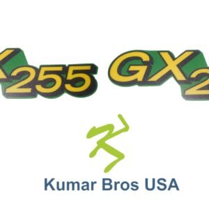 thumbnail image 2 of Kumar Bros USA Lower Hood Decal Set – Replaces M149592 – Fits John Deere GX255 Lawn Tractor 2 of 2