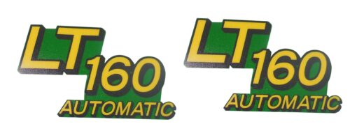 John Deere Lower Hood Set of 2 Decals Replaces LT160 (AM131665)