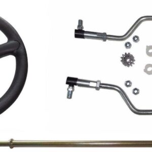 John Deere Steering Kit/Shaft & Wheel X105, X115R, X125, X135R
