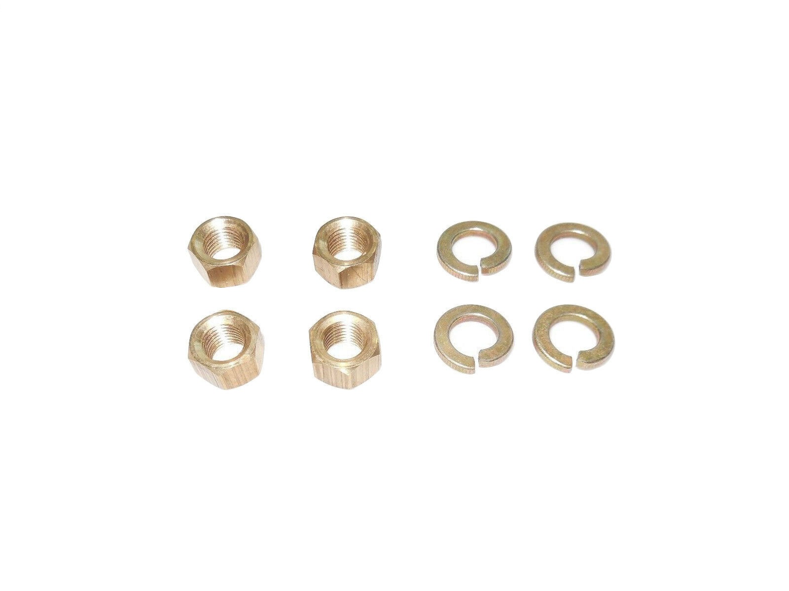 Ford Holland Manifold Mounting 4 Brass Nut/ Washers Kit 2N, 8N, 9N