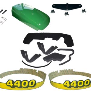 John Deere Upper Hood/Fuel Door Kit/Mounting Seal Kit/Decals & Catch 4400