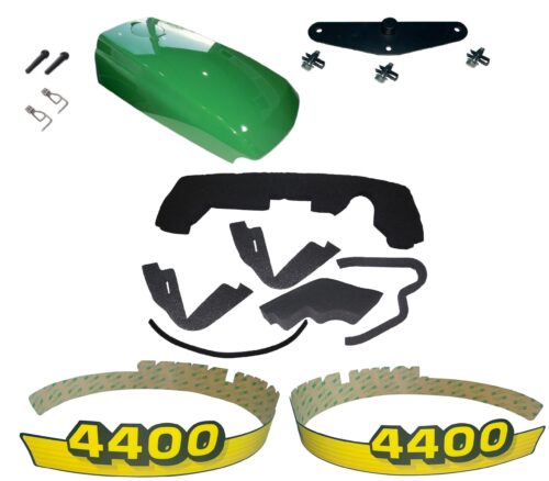 John Deere Upper Hood/Fuel Door Kit/Mounting Seal Kit/Decals & Catch 4400