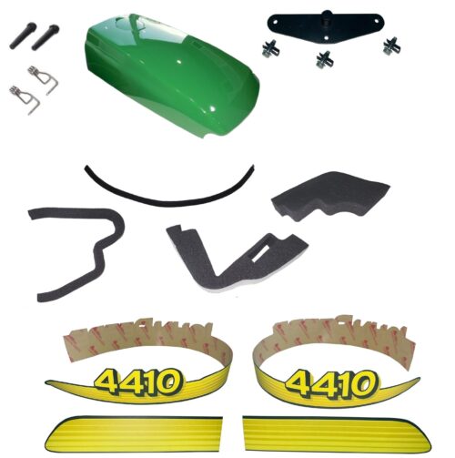 John Deere Upper Hood/Fuel Door Kit/ Seal Kit/Decals & Catch 4410 UP S/N